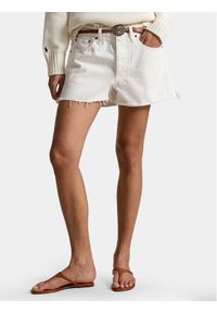 Polo Ralph Lauren Szorty jeansowe 211A12972001 Biały Straight Fit. Kolor: biały. Materiał: bawełna #1