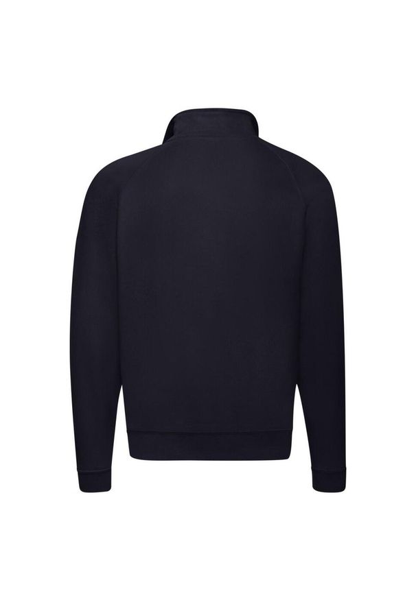 FRUIT OF THE LOOM - Męska Klasyczna Bluza Z Zamkiem Błyskawicznym. Kolor: niebieski