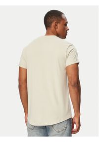 G-Star RAW - G-Star Raw T-Shirt Lash D16396-B353 Kremowy Regular Fit. Kolor: kremowy. Materiał: bawełna #5