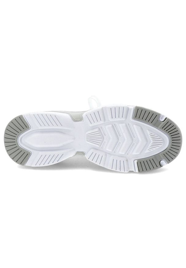 Big-Star - Białe Sneakersy Big Star Modne Buty Damskie. Okazja: na uczelnię, do pracy. Kolor: biały. Materiał: materiał. Szerokość cholewki: normalna