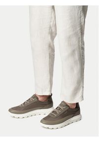 Geox Sneakersy U Spherica U46BYA 014EK C1018 Brązowy. Kolor: brązowy. Materiał: materiał #7