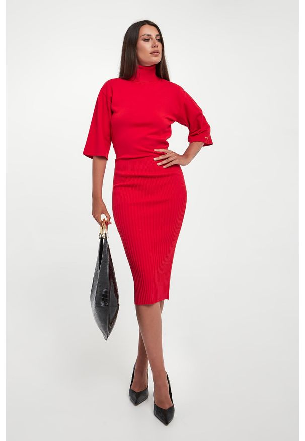 Twinset U&B - Sukienka midi TWINSET U&B. Długość: midi