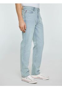 Big-Star - Jeansy męskie loose niebieskie Zack 185. Okazja: na co dzień. Stan: podwyższony. Kolor: niebieski. Styl: casual, vintage, klasyczny #5