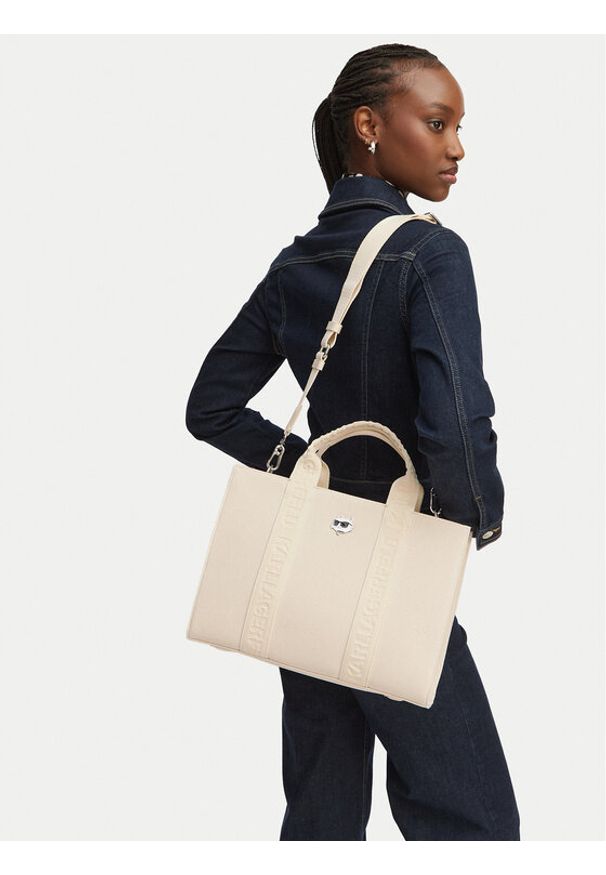 Karl Lagerfeld - KARL LAGERFELD Torebka B2W50090 Kremowy. Kolor: kremowy