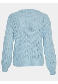 Moss Copenhagen Sweter Mschpepita 17734 Niebieski Classic Fit. Kolor: niebieski. Materiał: syntetyk #2