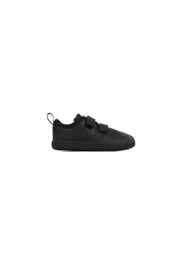 Buty do chodzenia niemowlęce Nike Pico 5. Zapięcie: rzepy. Kolor: czarny. Materiał: tkanina, materiał, skóra, syntetyk. Szerokość cholewki: normalna. Sport: turystyka piesza