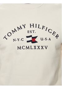 TOMMY HILFIGER - Tommy Hilfiger Bluza MW0MW35526 Écru Regular Fit. Materiał: bawełna #4