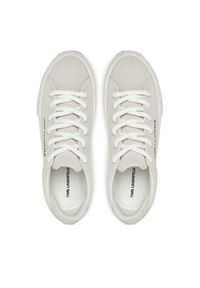Karl Lagerfeld - KARL LAGERFELD Sneakersy KL50722 Szary. Kolor: szary. Materiał: skóra, zamsz