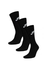 Nike - Zestaw Skarpet Unisex Dla Dorosłych Essentials Everyday (zestaw 3 Sztuk). Kolor: czarny. Sport: turystyka piesza #1