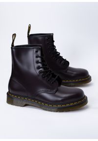 Glany damskie bordowe Dr. Martens 1460 Burgundy. Kolor: czerwony. Materiał: guma. Sezon: lato #4