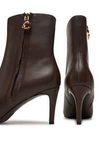 Coccinelle Botki E4 SB3 11 01 01 W20 Brązowy. Kolor: brązowy. Materiał: skóra #4