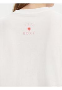 Roxy T-Shirt ERJZT05899 Biały Relaxed Fit. Kolor: biały. Materiał: bawełna