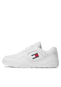 Tommy Jeans Sneakersy Tjm Leather Outsole Color EM0EM01350 Biały. Kolor: biały. Materiał: skóra #6