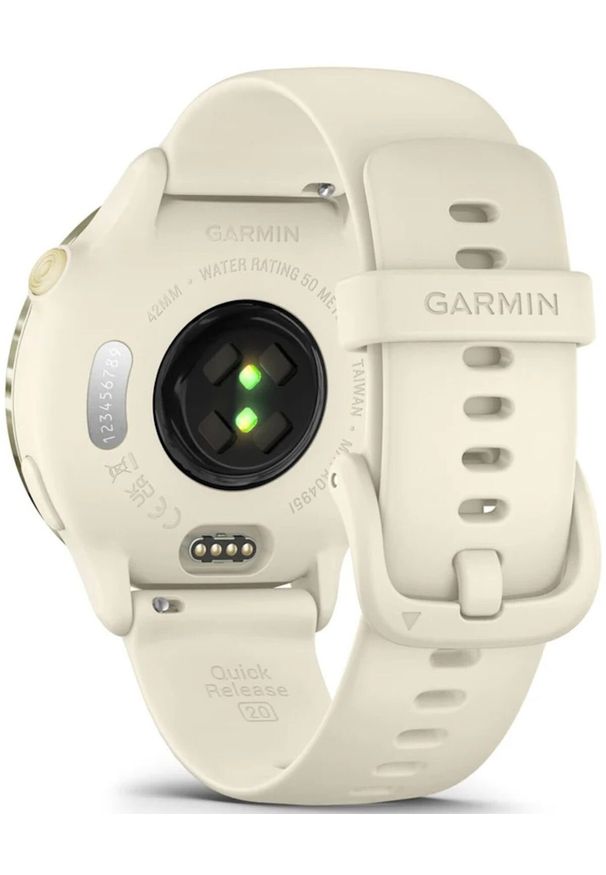 GARMIN - Garmin Vivoactive 6 Beżowy. Kolor: beżowy