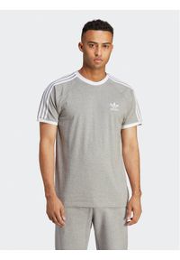 Adidas - adidas T-Shirt Adicolor Classics 3-Stripes T-Shirt IA4848 Szary Slim Fit. Kolor: szary. Materiał: bawełna #1