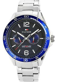 TOMMY HILFIGER - Zegarek Tommy Hilfiger Zegarek Męski Tommy Hilfiger 1791366 Srebrna bransoleta. Kolor: srebrny #1