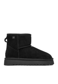 Nine West Śniegowce CEO-NASR-01 Czarny. Kolor: czarny. Materiał: skóra, zamsz