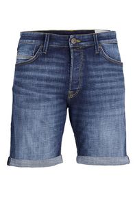 Jack & Jones - Jack&Jones Szorty jeansowe Chris 12236192 Niebieski Relaxed Fit. Kolor: niebieski. Materiał: jeans, bawełna #2