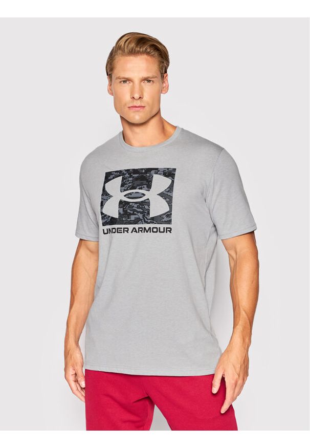 Under Armour T-Shirt Ua Abc 1361673 Szary Relaxed Fit. Kolor: szary. Materiał: bawełna, syntetyk
