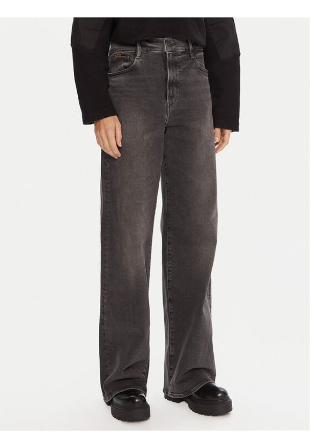 G-Star RAW - G-Star Raw Jeansy Deck 2.0 D23591-D874 Szary Wide Leg. Kolor: szary
