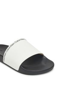 Calvin Klein Klapki Pool Slide Rubber HM0HM00981 Biały. Kolor: biały #6