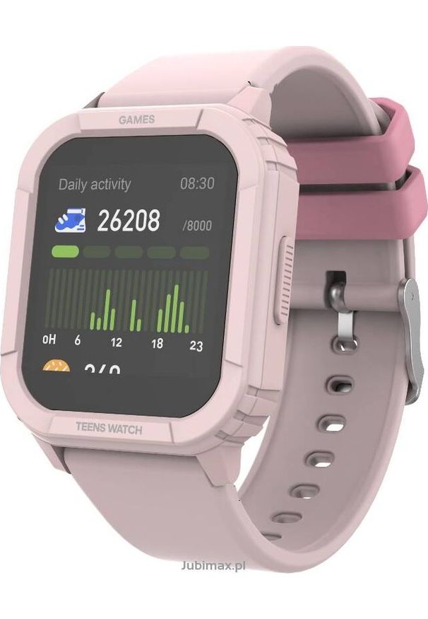 VECTOR SMART - Smartwatch Vector Smart VCTR-00-01 Różowy (VCTR-00-01PK). Rodzaj zegarka: smartwatch. Kolor: różowy