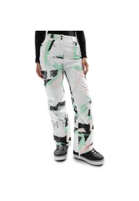 SIROKO - Spodnie snowboardowe damskie P1-W Harz. Kolor: wielokolorowy. Sezon: zima. Sport: snowboard #1