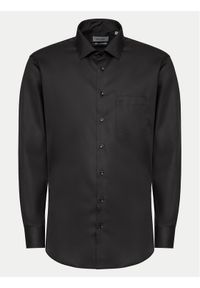 Pierre Cardin Koszula 11001/000/0151 Czarny Modern Fit. Kolor: czarny. Materiał: bawełna #1