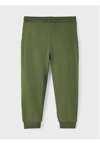 Name it - NAME IT Spodnie dresowe 13219774 Zielony Regular Fit. Kolor: zielony. Materiał: bawełna