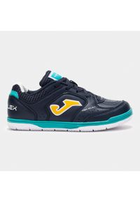 Buty do piłki nożnej halowej dla dzieci Joma Top Flex Futsal. Materiał: materiał, kauczuk, syntetyk. Szerokość cholewki: normalna