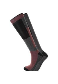 Skarpetki Whistler Corsicana (x2). Kolor: różowy, wielokolorowy, brązowy, czarny. Sport: narciarstwo #1