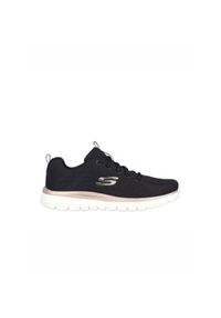 skechers - Buty na co dzień damskie SKECHERS GRACEFUL siateczka. Okazja: na co dzień. Kolor: niebieski, czarny