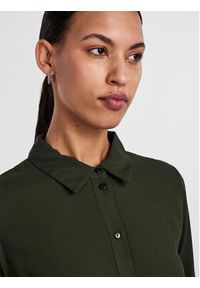 Pieces Sukienka koszulowa 17140732 Zielony Regular Fit. Kolor: zielony. Materiał: wiskoza. Typ sukienki: koszulowe #3