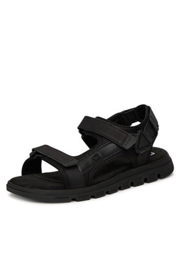 G-Star RAW - G-Star Raw Sandały ZAC-12 MI08 Czarny. Kolor: czarny. Materiał: nubuk, skóra