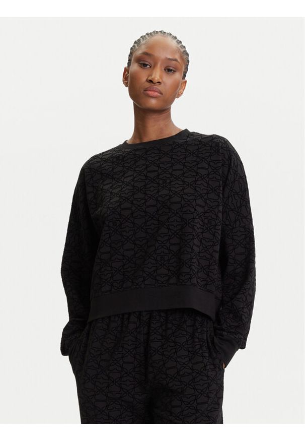 Hugo - HUGO Bluza 50545210 Czarny Regular Fit. Kolor: czarny. Materiał: bawełna