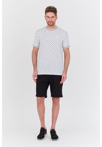 Guess - GUESS Biały męski t-shirt Marshall, Rozmiar XL. Kolor: biały #4