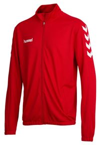 Bluza piłkarska dla dzieci Hummel Core Kids Poly Jacket. Kolor: czerwony. Sport: piłka nożna