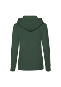 FRUIT OF THE LOOM - Bluza Damska Z Kapturem. Typ kołnierza: kaptur. Kolor: zielony