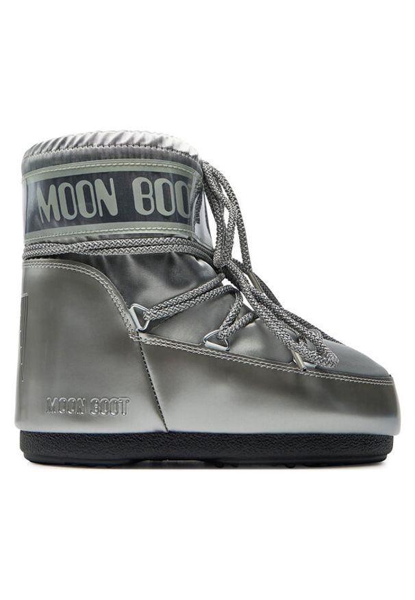 Moon Boot Śniegowce 80D1409350 Srebrny. Kolor: srebrny. Materiał: skóra