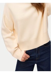 Vero Moda Sweter Gold Art 10332206 Beżowy Regular Fit. Kolor: beżowy. Materiał: syntetyk #3