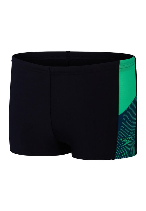 Dziecięce kąpielówki Speedo Eco Dive Aqsh. Kolor: czarny, wielokolorowy, zielony