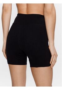 DKNY Sport Szorty sportowe DP3S5118 Czarny Classic Fit. Kolor: czarny. Materiał: bawełna