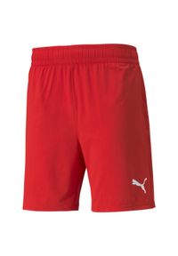 Puma Teamfinal Shorts. Kolor: czerwony. Materiał: materiał, poliester