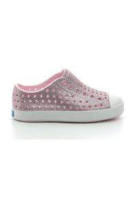 Native Shoes - Trampki dziecięce NATIVE JEFFERSON BLING YOUTH buty do chodzenia. Kolor: różowy. Sport: turystyka piesza