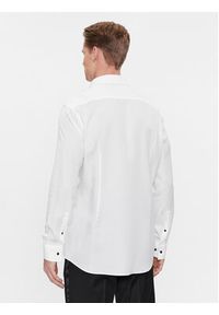 Hugo Koszula Kenno 50500998 Biały Slim Fit. Kolor: biały. Materiał: lyocell