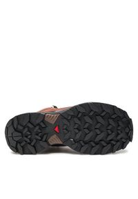 salomon - Salomon Trekkingi X Ultra 360 Leather Mid Gore-Tex L47571000 Brązowy. Kolor: brązowy. Materiał: materiał #4