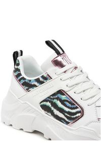 Just Cavalli Sneakersy 76RA3SL9 Biały. Kolor: biały. Materiał: skóra