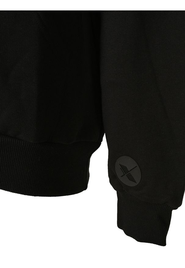 Xagon Man Bluza | MDXAS1 | Mężczyzna | Czarny. Okazja: na co dzień. Typ kołnierza: kaptur. Kolor: czarny. Materiał: bawełna. Wzór: aplikacja. Styl: casual