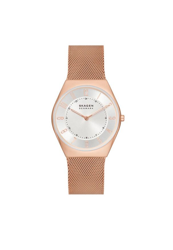 Skagen Zegarek Grenen Ultra Slim SKW6827 Różowy. Kolor: różowy