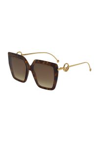 Fendi - Okulary przeciwsłoneczne. Kolor: brązowy #1